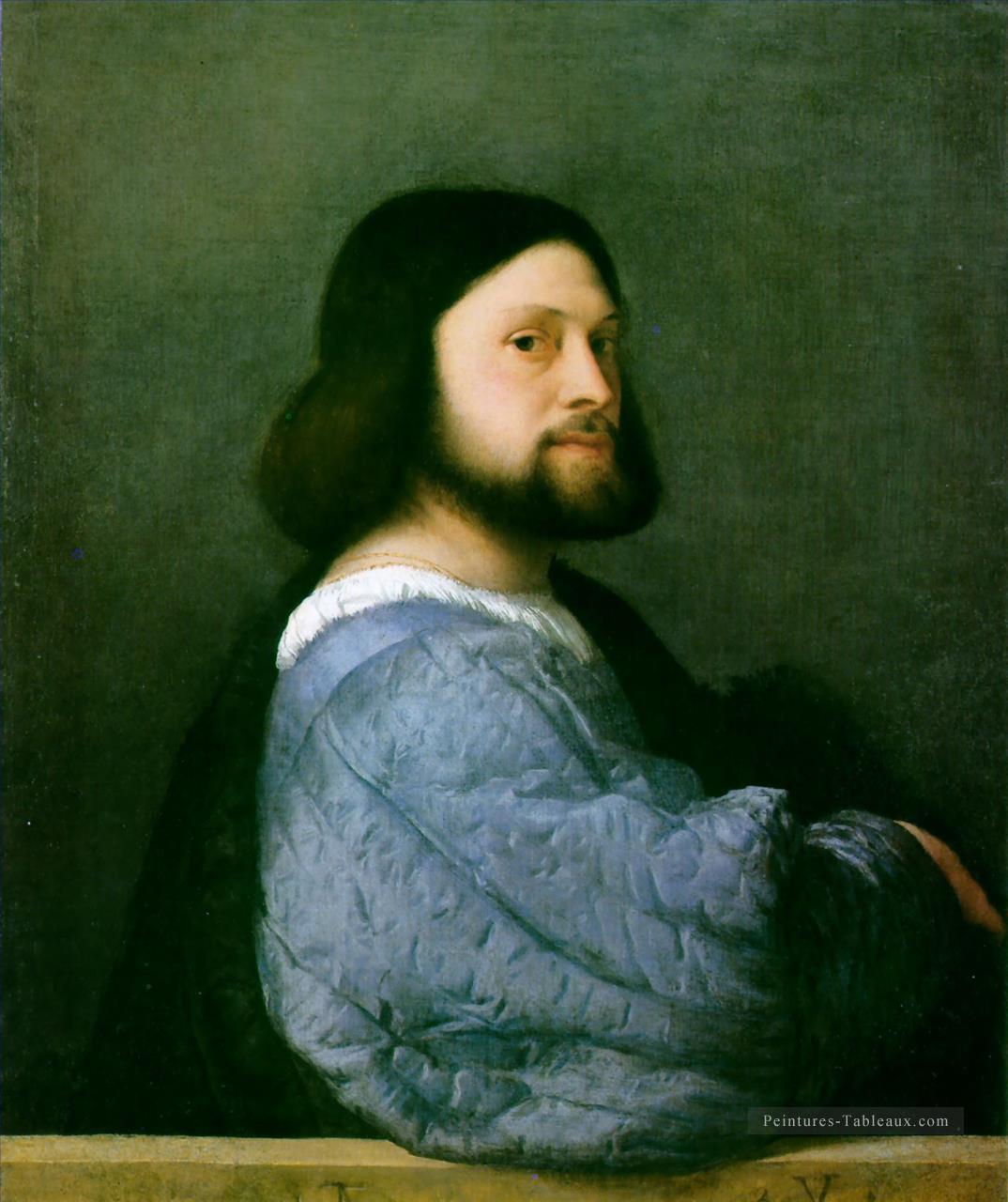 Portrait Ariosto Tiziano Titien Peintures à l'huile
